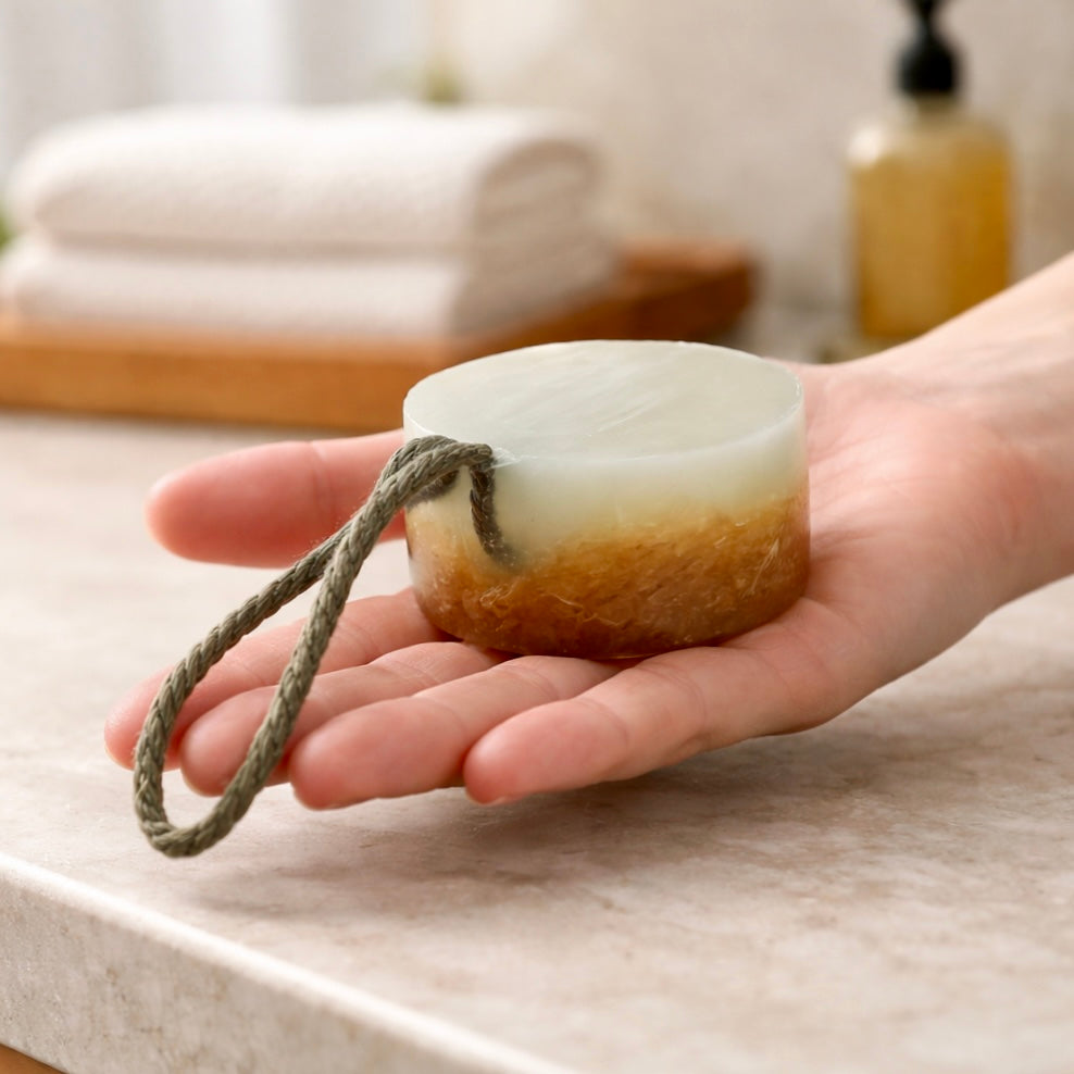 Coconut & Bamboo Sponge Soap